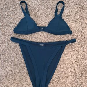Forever 21 teal bikini